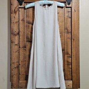 Wilfred Blush Pink Rayon Silk Sleeveless A-line Trompette Dress Size XXS